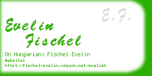 evelin fischel business card